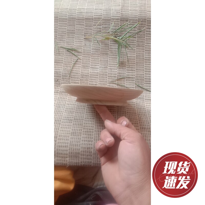 木胎盘子大漆漆器托盘漆艺板彩绘漆画胚金缮微瑕diy果盘订制新品