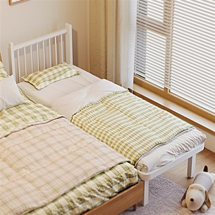 铁艺拼接床儿童婴儿床边加宽大人可睡侧边床卧室大床扩宽拼接神器