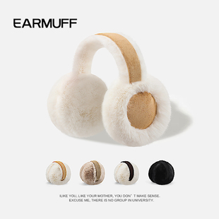 毛绒耳罩冬季女可爱保暖耳套骑车防风防冻耳捂电动车冬天女生耳暖