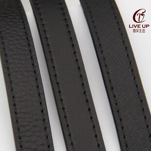 包带配件 真皮肩带 无扣可调节单肩黑色短带改造背带替换diy