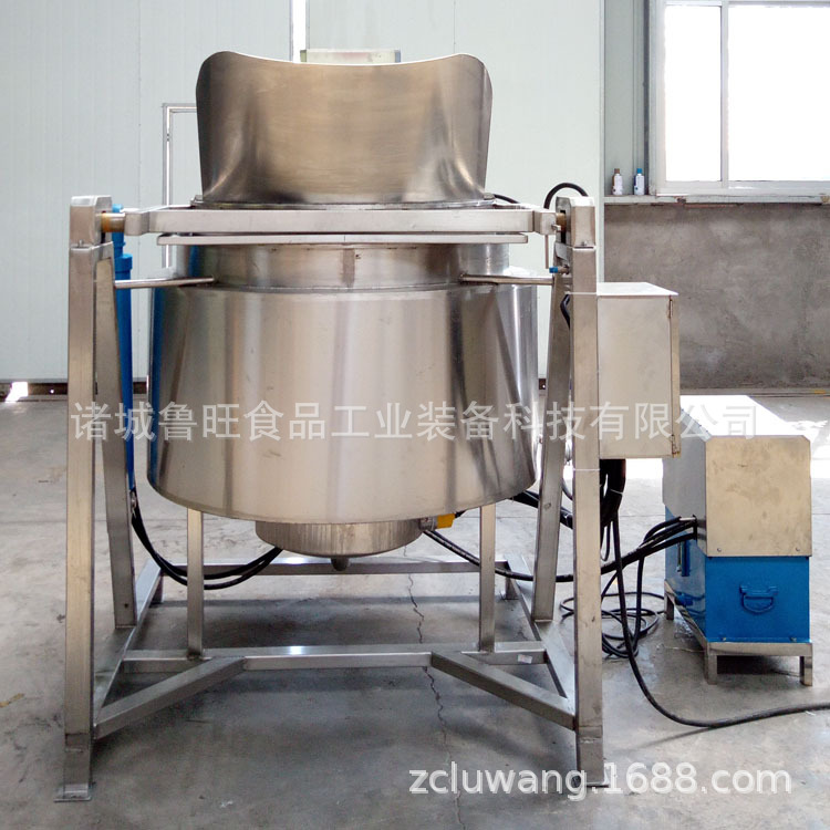 猫耳朵油炸机 电加热带搅拌自动翻筐油炸锅 蔬菜杀青锅漂烫锅