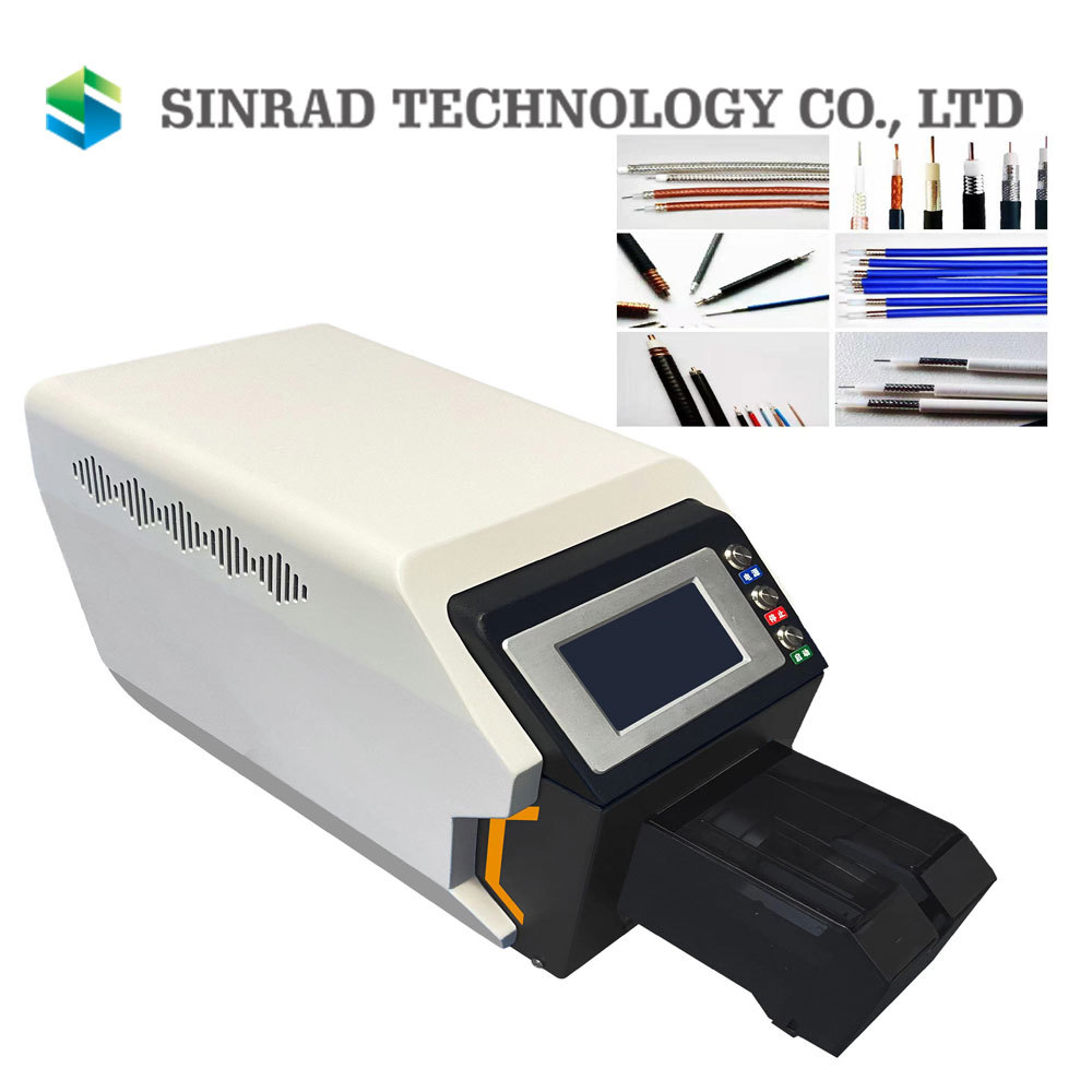 半自动同轴线缆剥线机电缆剥皮机旋转刀剥皮机