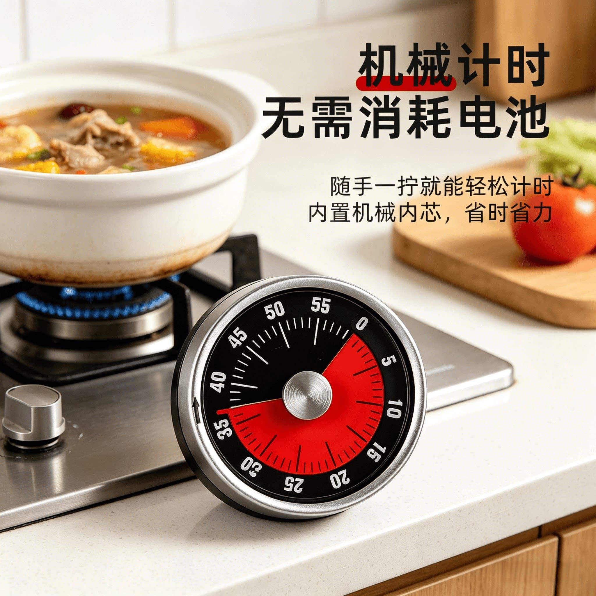 可视化计时器机械定时器学习自律儿童厨房时间管理器倒计时提醒器