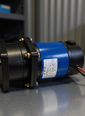 直流减速电机行星减速机同轴低转速立式安装90ZYT54PX64博山电机