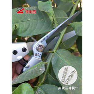 佐川吉328加长刃修枝剪刀采摘果剪稀果整枝剪疏花剪果树剪盆景剪