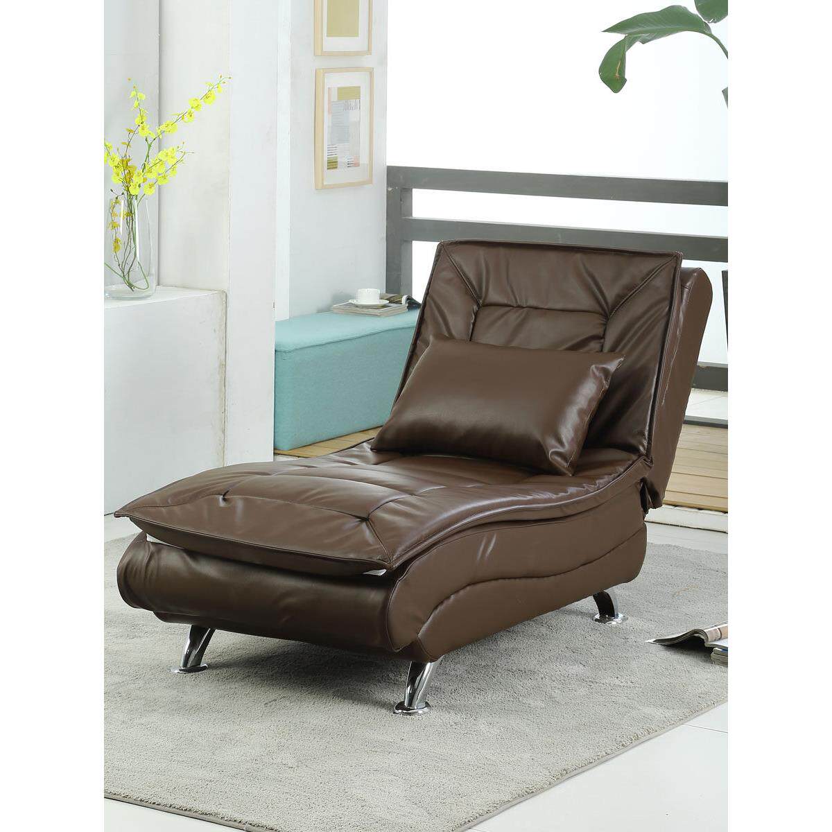 躺椅太妃椅单独皮懒人沙发老人专用结实可睡可躺美人榻卧室贵妃椅