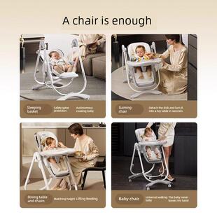 宝宝餐椅婴儿家用防侧翻可坐可躺便携多功能可折叠儿童吃饭桌