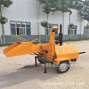 小型碎枝机柴油动力树枝粉碎机梨树枝条破碎机