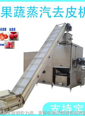 全VDX自动番茄蒸汽去皮 西红机柿高洋温子烫皮机 柿物理爆皮机