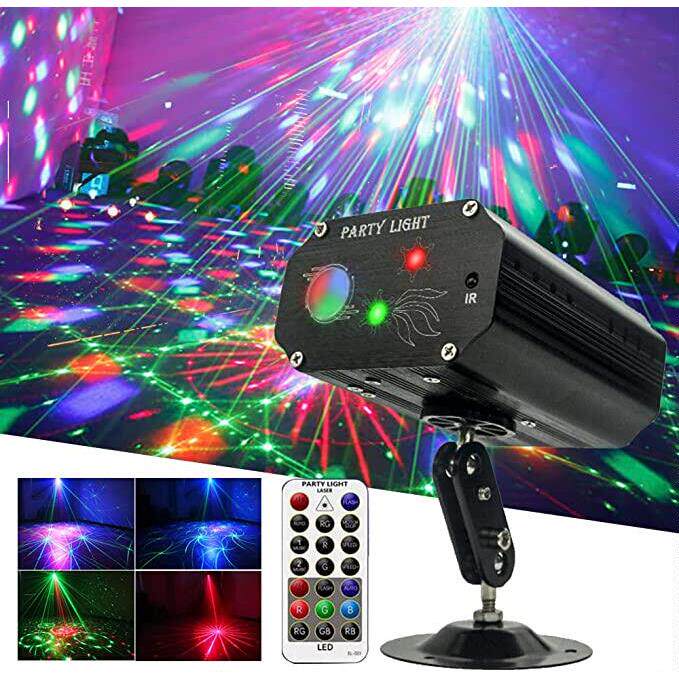 家庭Ktv气氛灯舞台灯光梦幻彩光激光彩光弹跳闪光灯声控彩光