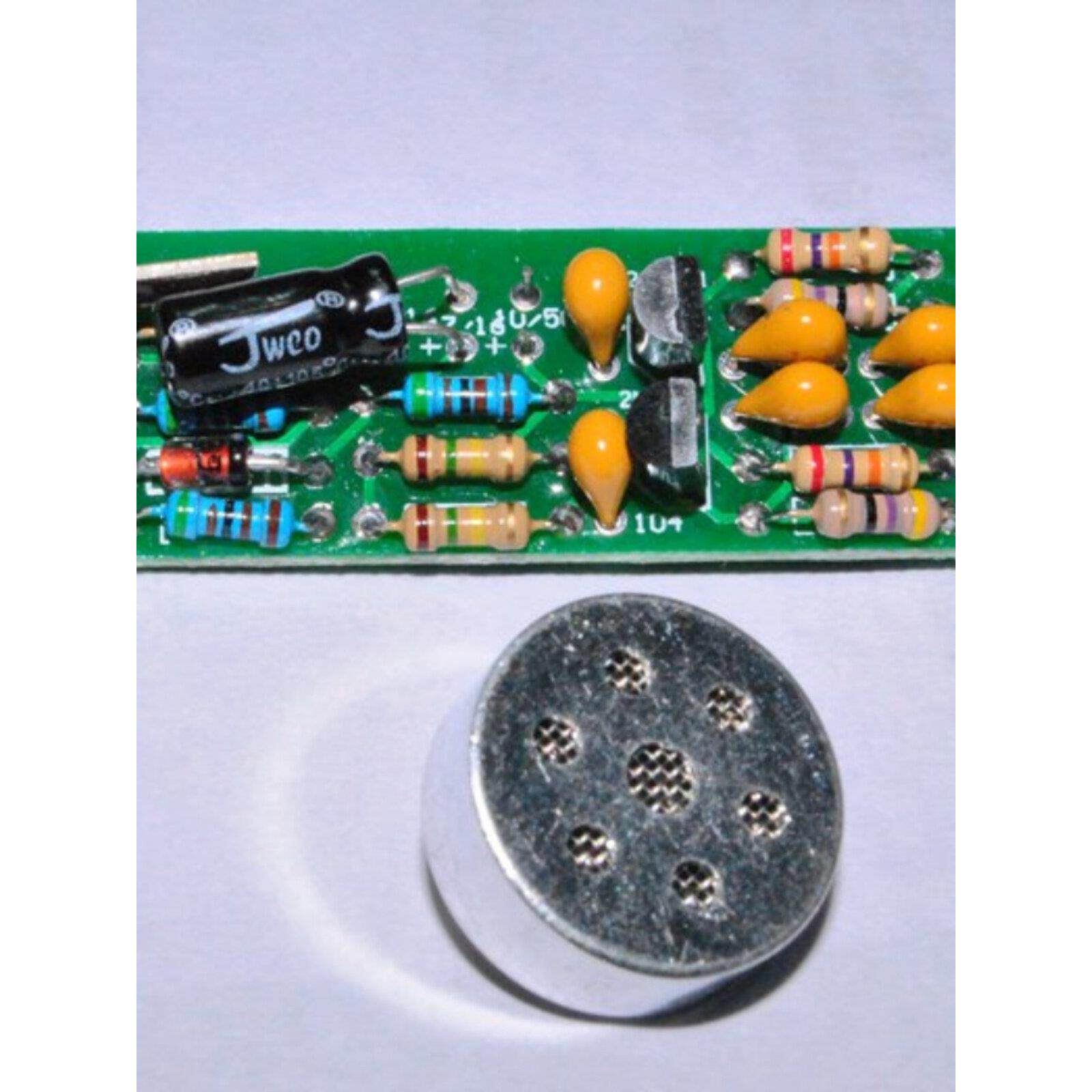 电容话筒麦音头 驻极体电路板套件电容话筒咪芯 麦克风DIY 振膜