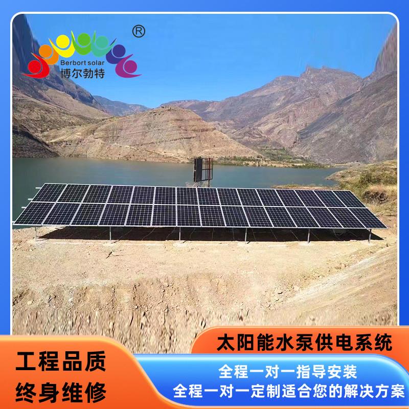 太阳能水泵供电系统 农田提水灌溉太阳能光伏发电系统博尔勃特