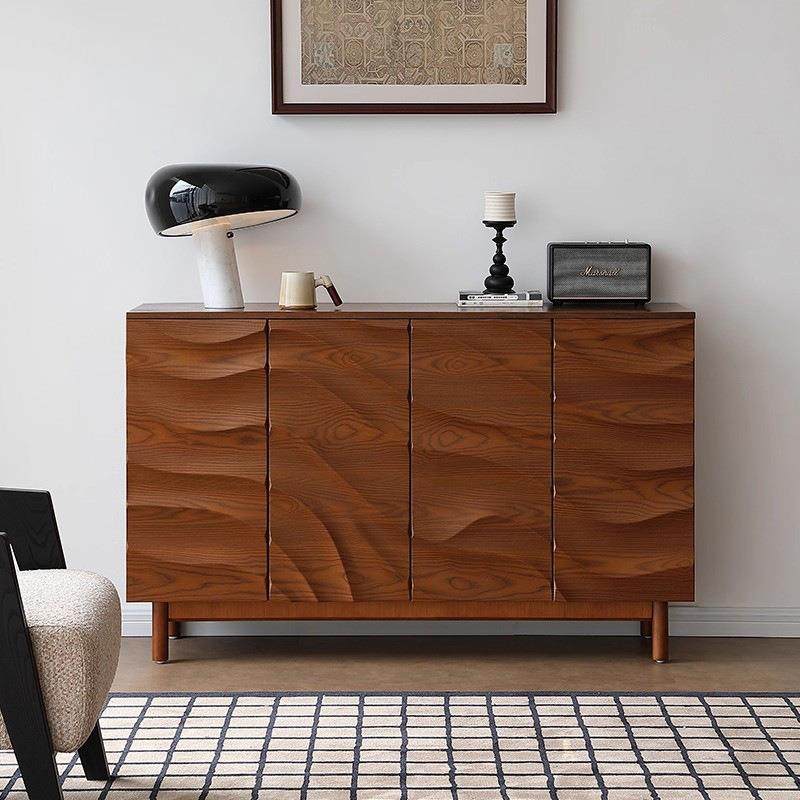 法式复中古风实木波浪餐边柜电视柜收纳储物柜一体客厅卧室,住宅家具,餐边柜,淘宝优惠券,粉丝福利购,淘宝优惠卷