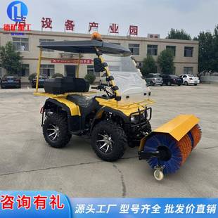 扫雪机路面清雪扫路除雪设备滚刷清雪机铲雪车 大型驾驶式