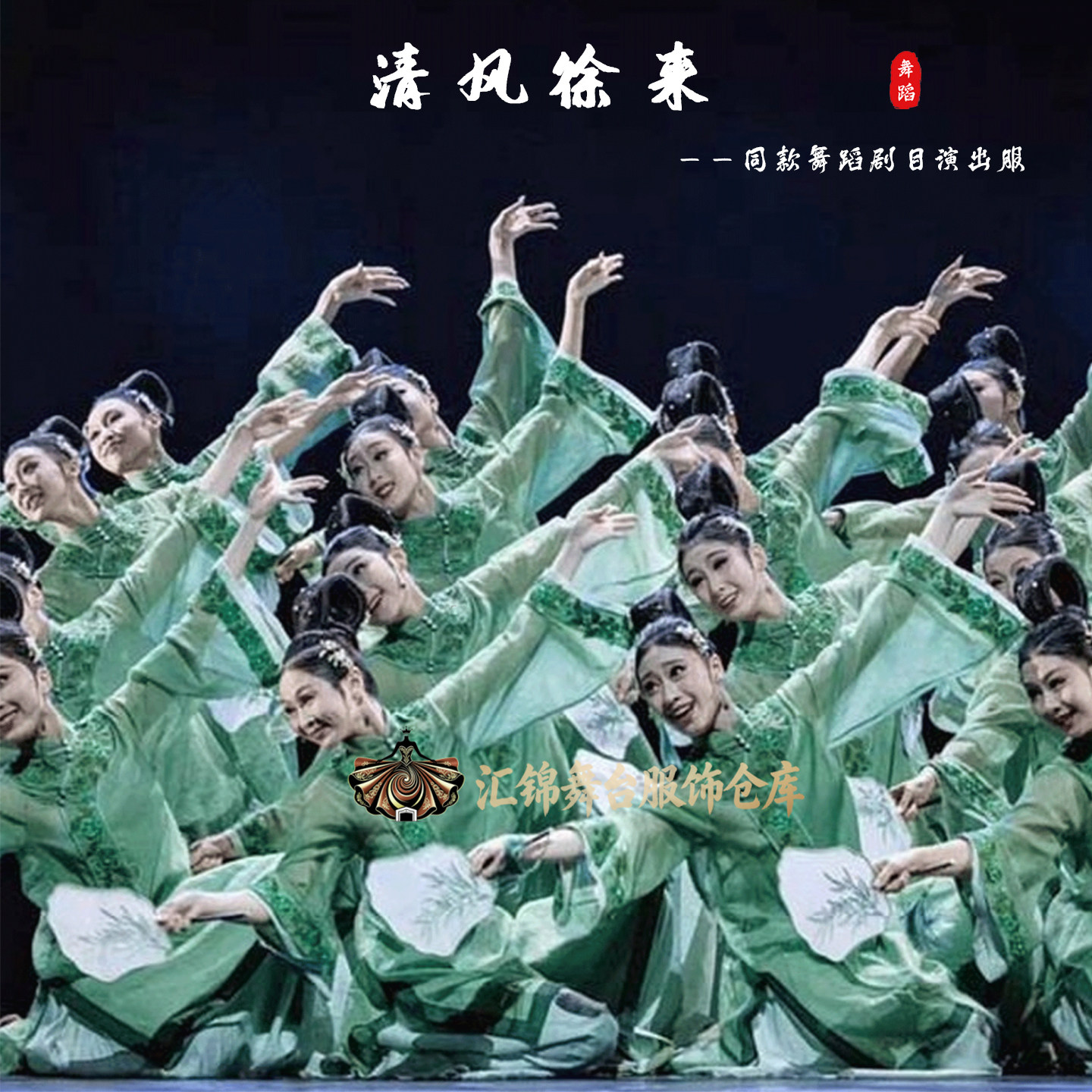 桃李杯古典舞演出服女子清风徐来舞服扇舞表演艺考练习服出租
