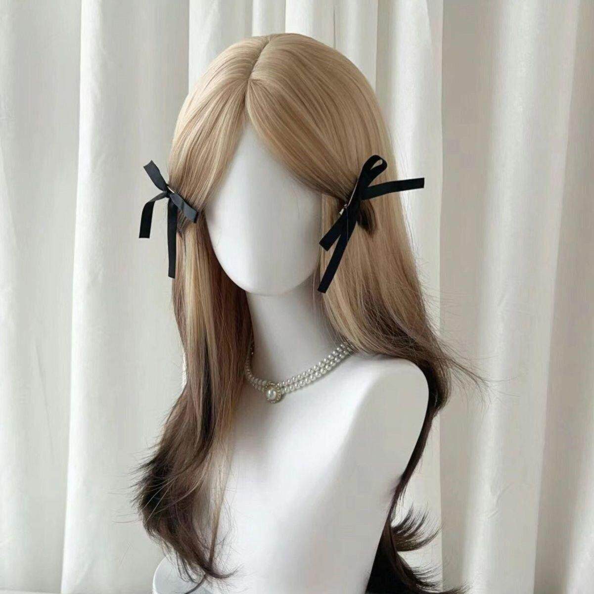 模特假发头模具白色与肩头Cos头发珠宝展示头模具道具工厂直销可