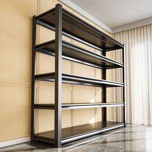 家用货架储物架多层储物架地板立式杂物架仓库阳台碳钢金属储物架