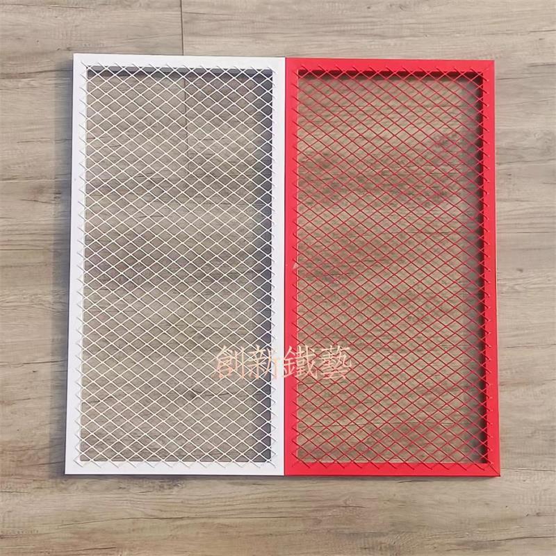 定做菱形网格片加密铁丝网片装饰墙小网格铁艺屏风隔断墙镂空吊顶
