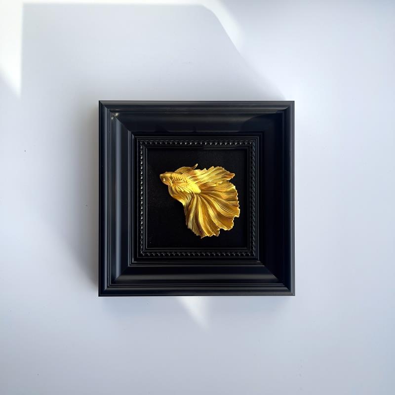 《年余》创意设计师立体浮雕装饰画轻奢高级感客厅挂画现代简约图片