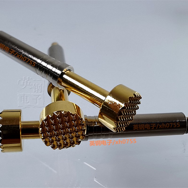 PH-6H(e8MM)45齿大头探针 特大超大头测试针 40长弹簧梅花一体针