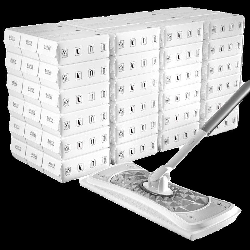 一次性拖地湿巾加厚擦地纸巾懒人拖把G地板清洁抹布静电除尘纸拖