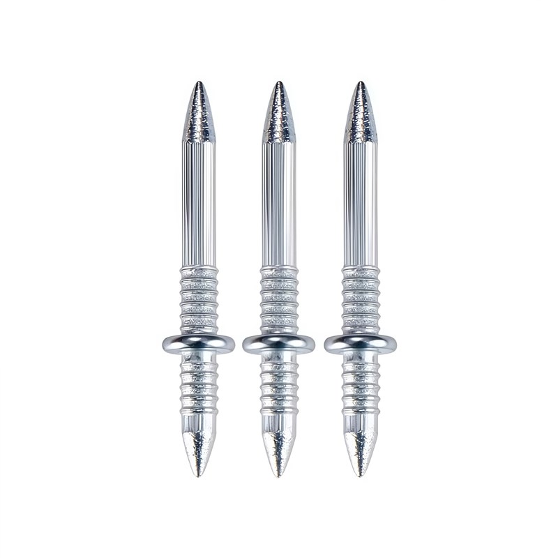 双向无痕钉羊角钉实木踢脚线钉子木工单头双头无头钉X反扣两头尖