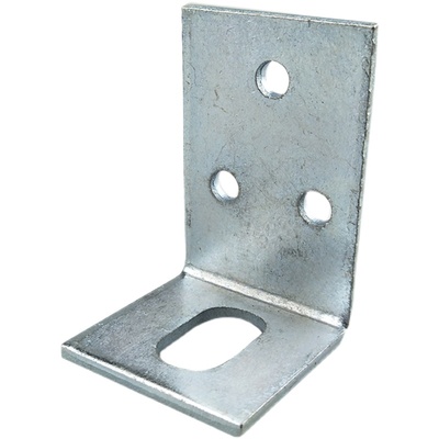 角码L型90度直角防腐木r立柱梁幕墙固定角铁连接件家具橱柜50*70