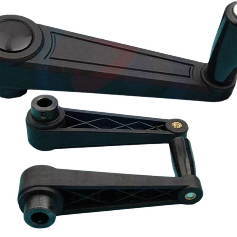 摇手柄手摇把机床升降p转动方孔圆孔四方 口尼龙摇动手柄旋转摇柄