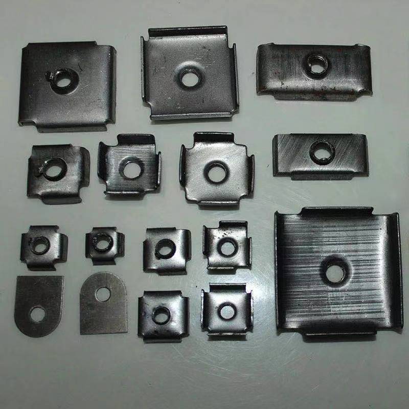 货架花架内e丝牙内置连接件方管内置螺母铁内塞可拆装钢木家具配