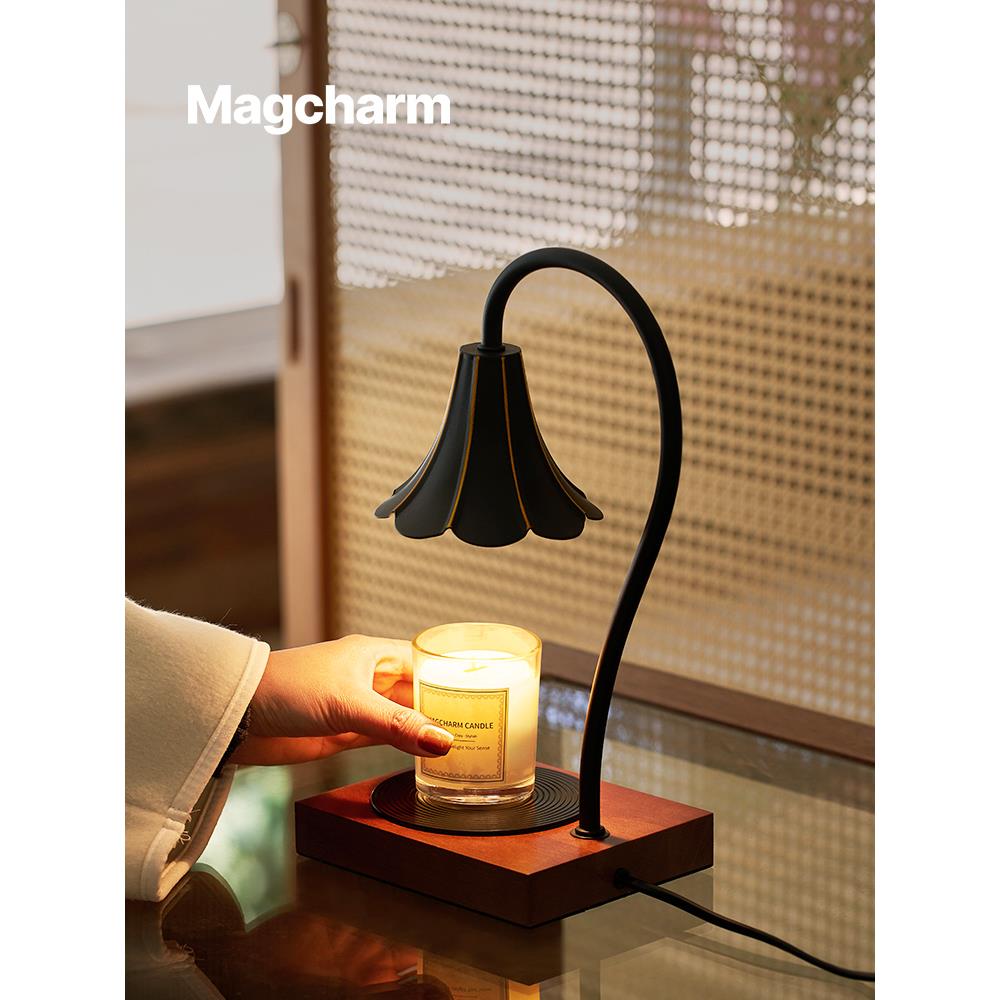 Magcharm留声岁月融蜡灯氛围卧室烛台复古艺术香氛融烛灯生日礼物