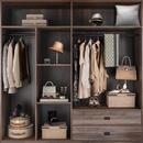 轻奢样板房衣帽间衣柜展厅家饰软装 收纳盒设计师摆件 饰品搭配套装