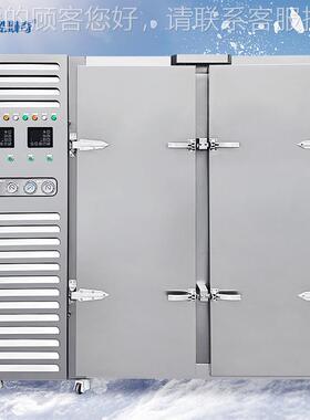 厂家双开门下冷冻柜40推车速冻机零46465度汤圆低饺子温盘速冻柜