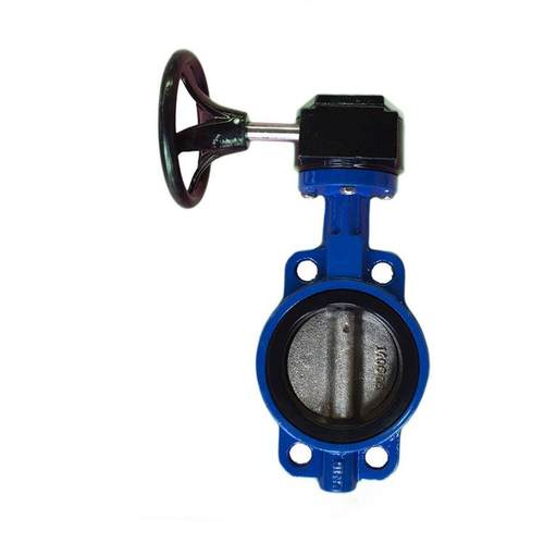 厂家直销手动蝶阀铸铁涡轮对夹蝶阀国标对夹式中线蝶阀D371X-16Q