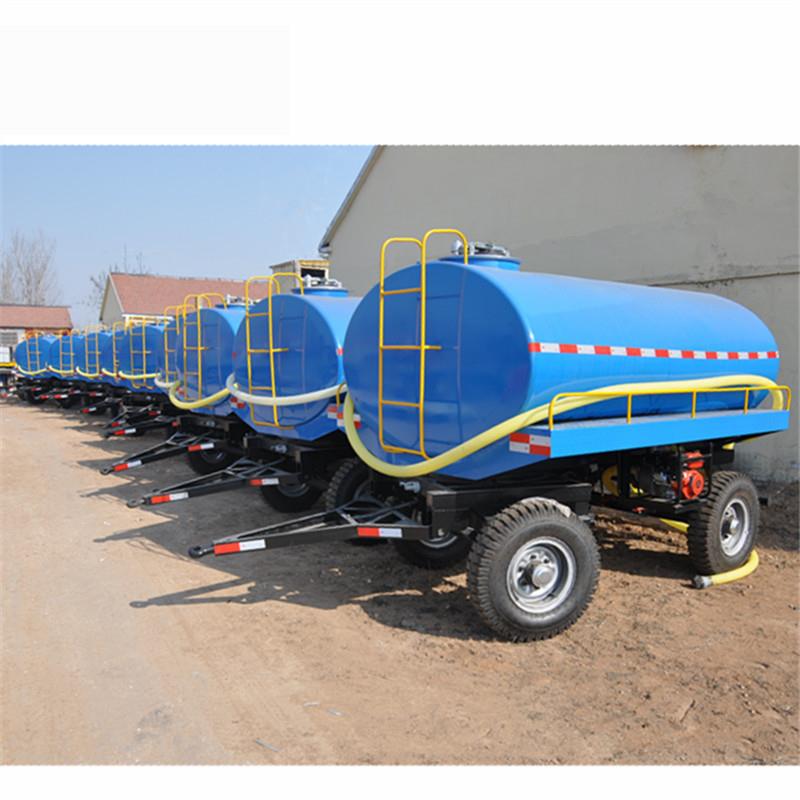 5吨水罐拖车油罐拖车粪罐拖车吸污拖车工具车园林洒水罐车