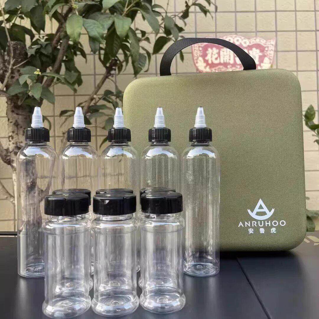 户外加大调料套装收纳包盒袋箱野炊露营防漏分装调味瓶罐可携式烧