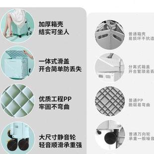 隐藏箱盖小推车拉杆车家用折叠便携手拉u. 买菜小拉车奶茶色一体式