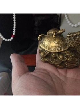 破解龙龟摆件铜子母斗三煞是非壁刀天斩墙角路冲反弓镇宅客厅招财