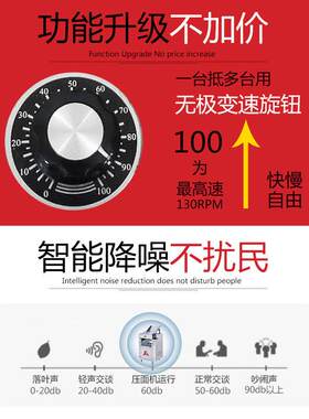裕机飞永强130静音变频面压机大功率速揉压皮面包子面包面JL-Y130