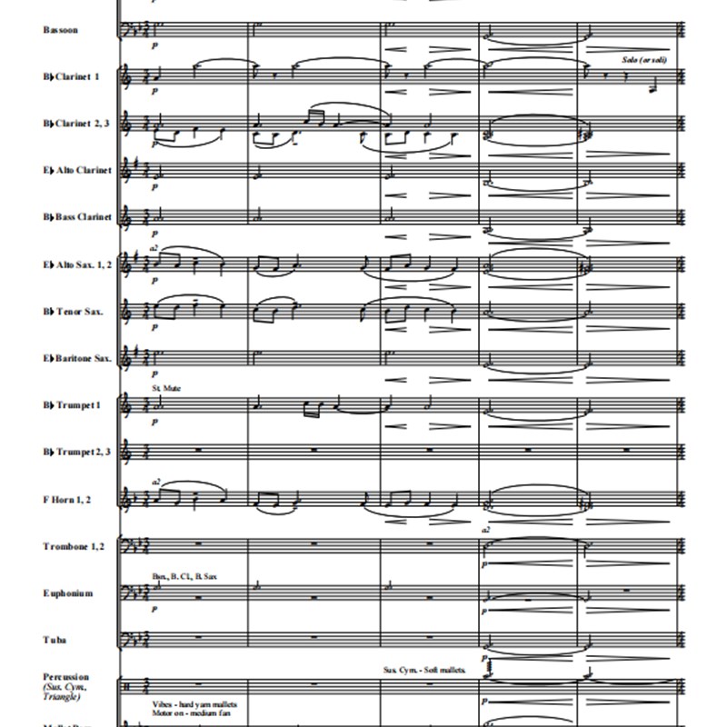 管乐总谱辛德勒的名单2.5级交响管乐团合奏总分谱+音频