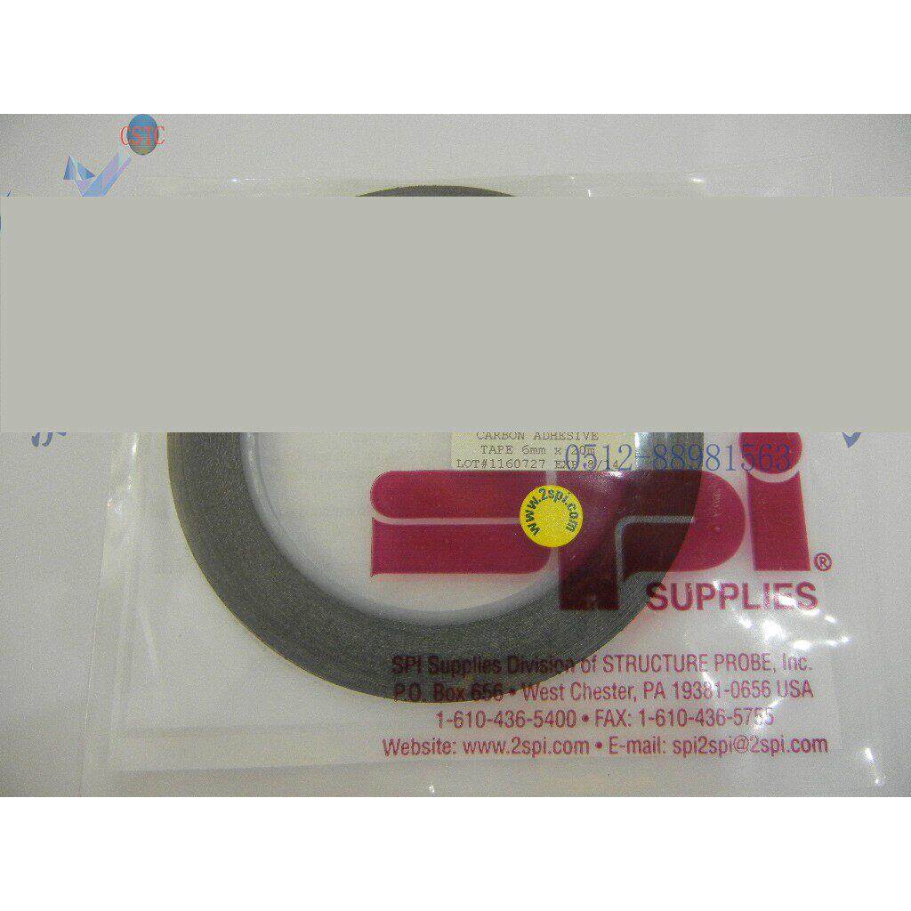 双面碳导电带美国Spi6Mm8Mm12Mm25Mm50Mm*20M特别推广Sem电镜
