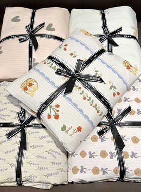 A类小豆棉床上四件套床单被y套枕套床品套件秋冬新款40552