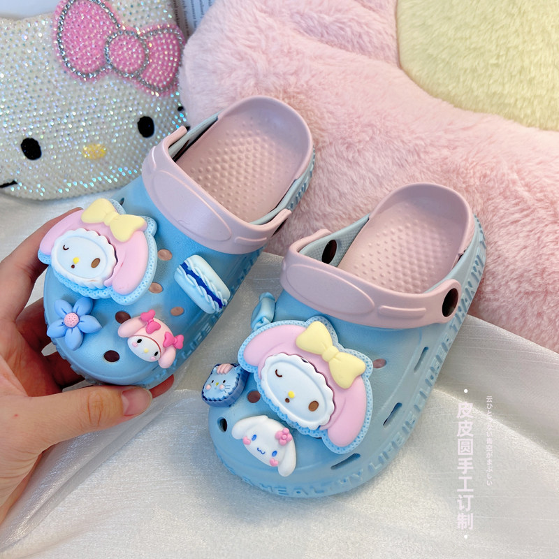 女童凉拖鞋夏季儿童洞洞鞋包头防滑夏款外穿时尚女孩外出公主凉鞋,童鞋/婴儿鞋/亲子鞋,儿童棉拖鞋,淘宝优惠券,粉丝福利购,淘宝优惠卷