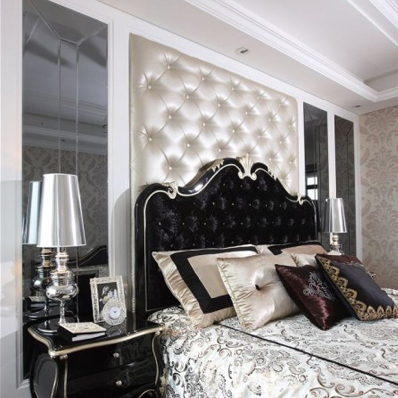 定制现代电视背玄关 卧室床头软包背景墙 简约沙发客厅硬包背景