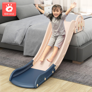 儿童床沿滑梯室内家用滑道女孩小型礼物沙发玩具家庭床沿小型简易