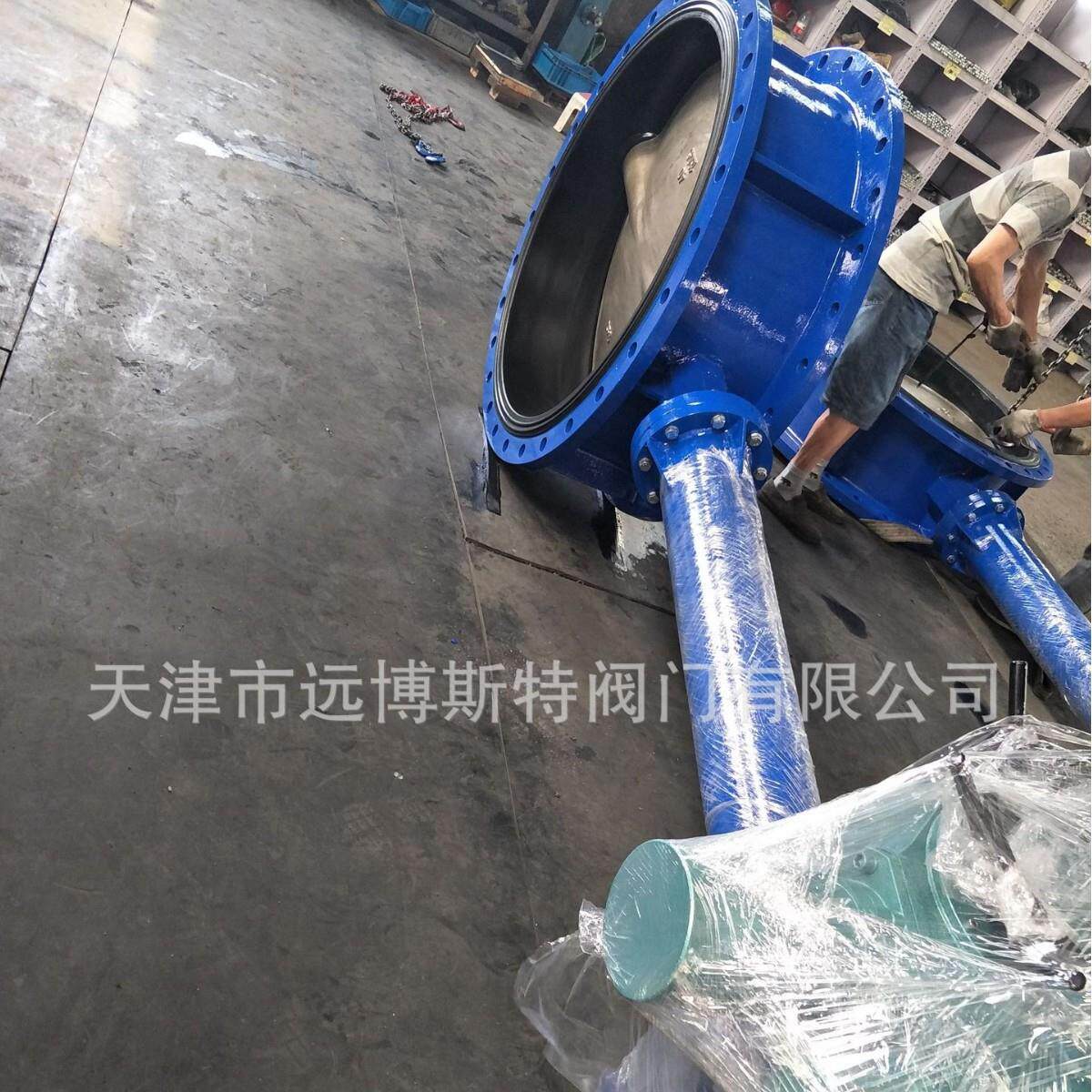 加长杆电动法兰蝶阀.手电两用,D941XP-10Q不锈钢板地埋式蝶阀