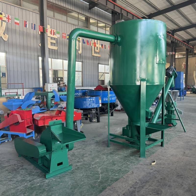 新款饲料颗粒机鸡鸭鱼猪牛羊养殖干湿两用造粒设备玉米秸秆制粒机