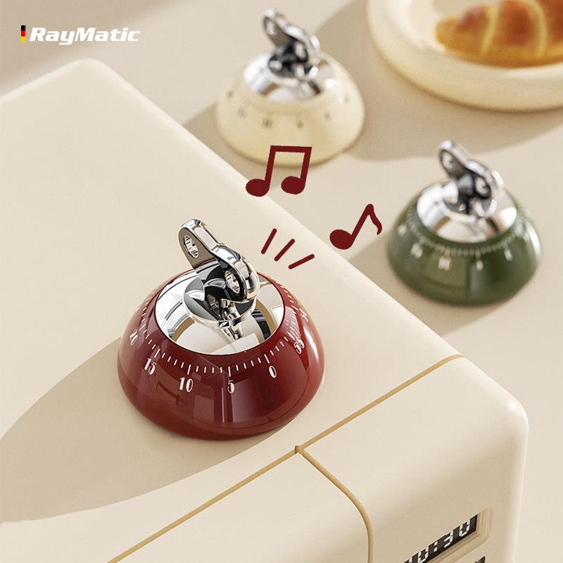 计时器厨房提醒器机械磁吸做饭闹钟定时器大声音可视化时间管理器