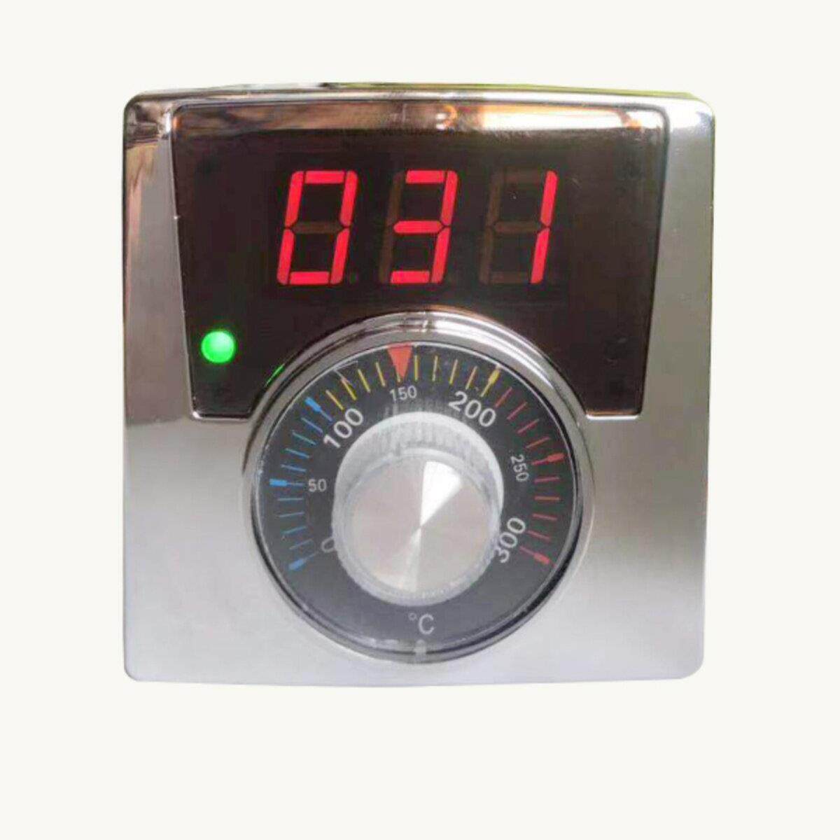 12V220V380V控温表器开关 燃气烤饼机炉电饼档温控表烤饼锅温度表