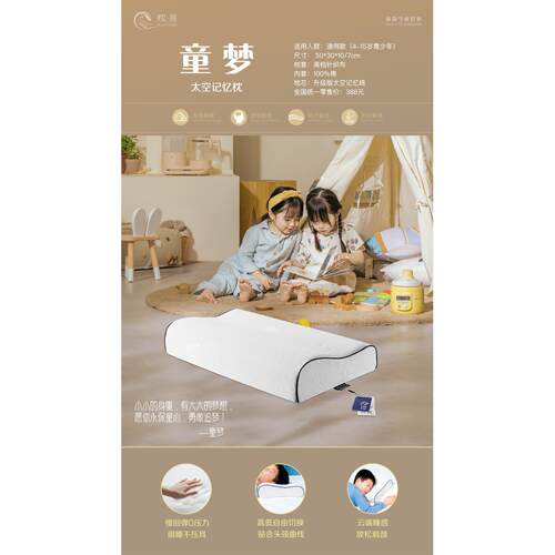PILLOW HOUSE记忆枕慢回弹护颈零压枕 高度9-11cm宿舍适用单人记
