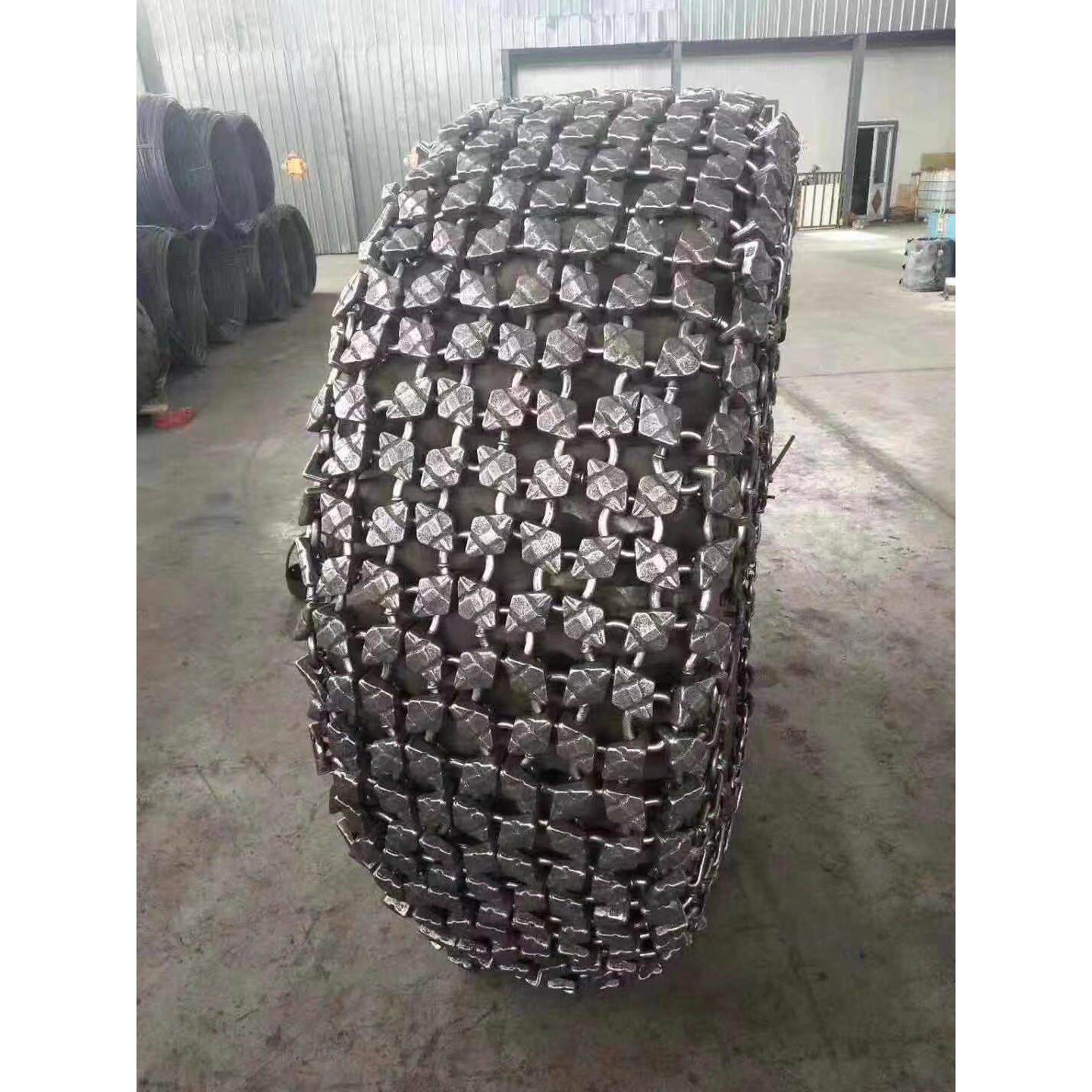 50装载机轮胎保护链 龙工临工30堆高机轮胎防护链 23.5-25防滑链